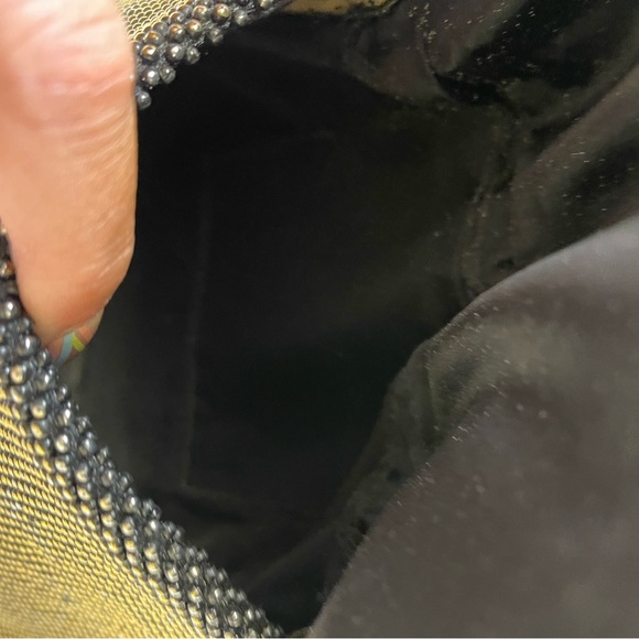 Black Beaded Evening Bag - Picture 6 of 6